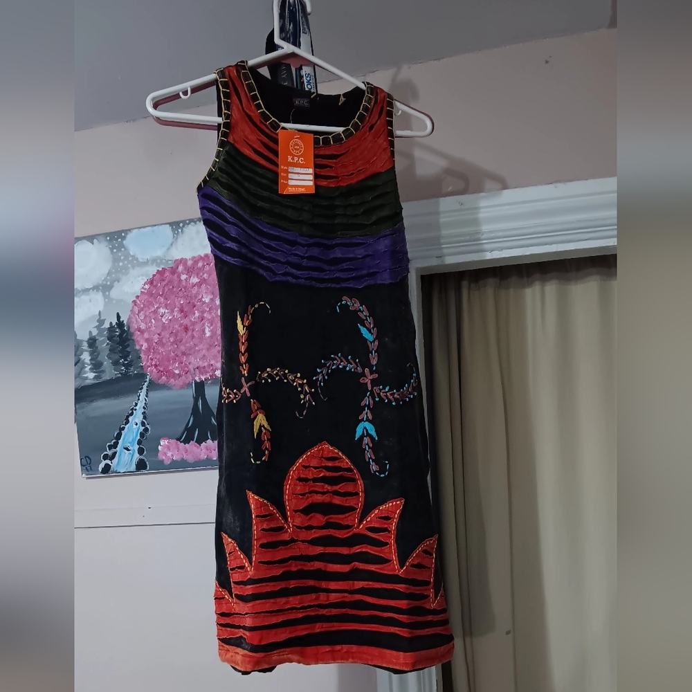 Nepal Dress Handpainted